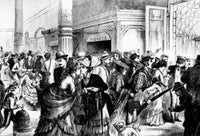 Grand Central Station 1873 Poster Print depicting the historic Depot