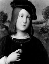 Portrait of Federigo Gonzaga by Francesco Francia - Tempera on Wood Poster Print