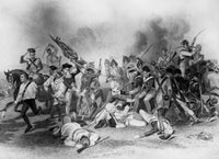 Death of General De Kalb at the Battle of Camden 1780 Poster Print by Alonzo Chappell.