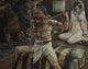 Samson Breaks His Cords Art Print by James Tissot, featuring dramatic biblical imagery