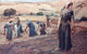 Ruth Gleaning Poster Print by James Tissot showcasing vibrant detail and biblical scene.