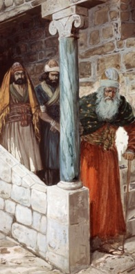 Samuel and His Two Sons poster print by James Tissot, available in multiple sizes.