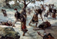 Saul Falls Upon His Sword Poster Print by James Tissot
