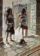 Reehab and Baanah Bring the Head of Ish-Bosheth Art Print by James Tissot