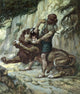 Samson Kills a Young Lion Fine Art Print by James Tissot