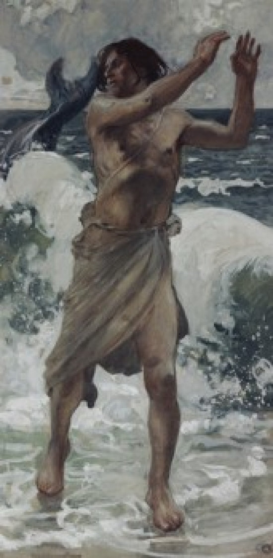 Jonah Poster Print by James Tissot, 18x24, Jewish Museum, New York.