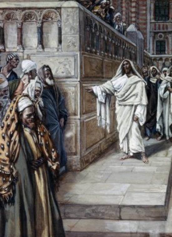 The Corner Stone Poster Print by James Tissot, showcasing exquisite art.