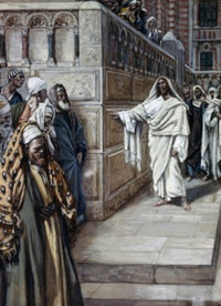 The Corner Stone Poster Print by James Tissot, showcasing exquisite art.