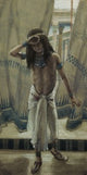 Joseph Wept poster print by James J. Tissot, showcasing a biblical scene.