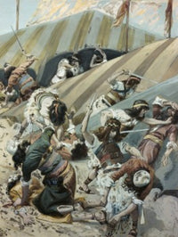 The Massacre of the Idolators Art Print by James J. Tissot, available in multiple sizes.