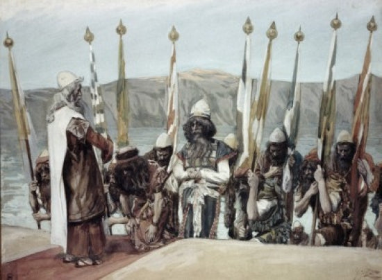 Joshua Before the High Priests Poster Print by James Tissot