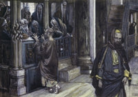 Judas Goes to the High Priests Art Print by James Tissot