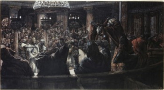 The High Priest Rends His Clothes Poster Print by James Tissot