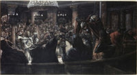 The High Priest Rends His Clothes Poster Print by James Tissot