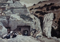 Apostles Hiding in the Valley of Hinnom Poster Print by James Tissot