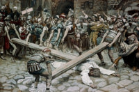 Simon the Cyrenian, Compelled to Bear the Cross Art Print by James Tissot