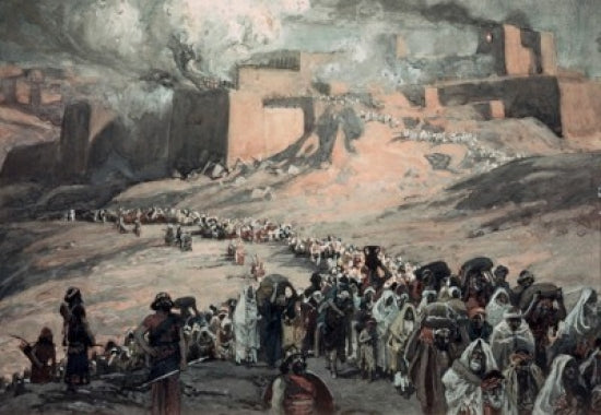 The Flight of the Prisoners fine art print by James Tissot
