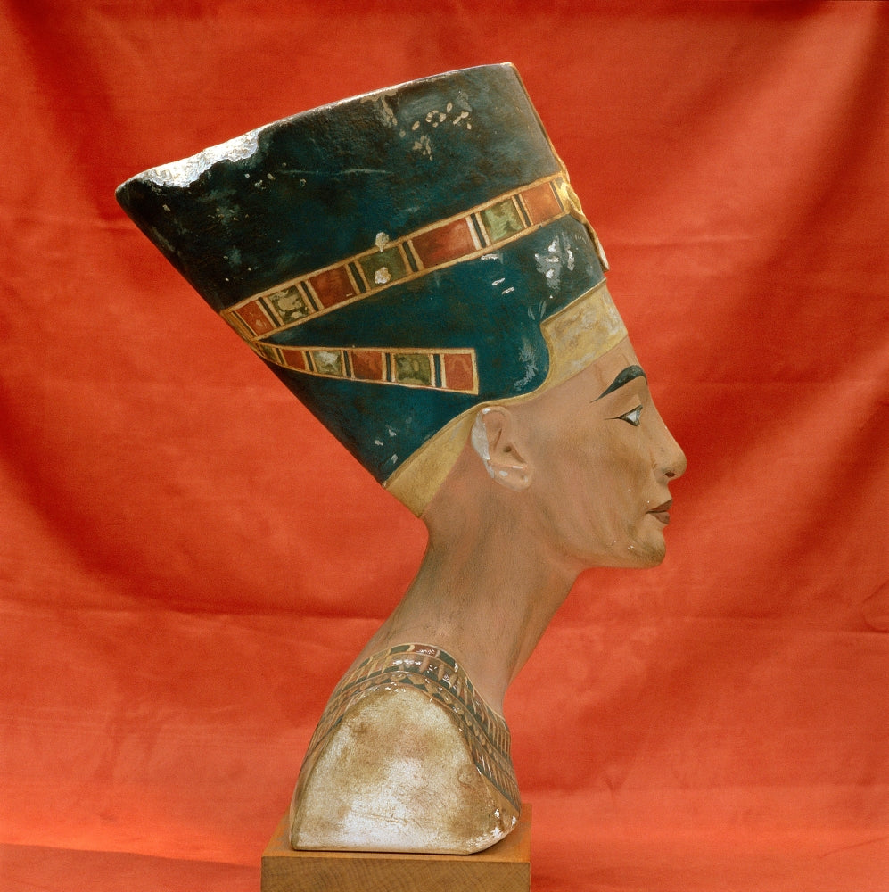 Nefertiti Ancient Egyptian Queen Poster Print showcasing the beauty of ancient Egypt.