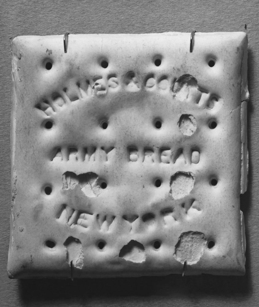 Civil War-Era Hardtack Poster Print showcasing historical military rations.