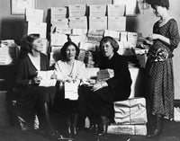 Counting Prohibition Votes Poster Print showcasing historical significance.