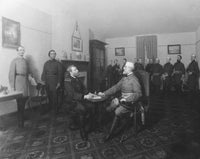 Surrender of Lee, 1865 Poster Print depicting a historical moment in the American Civil War