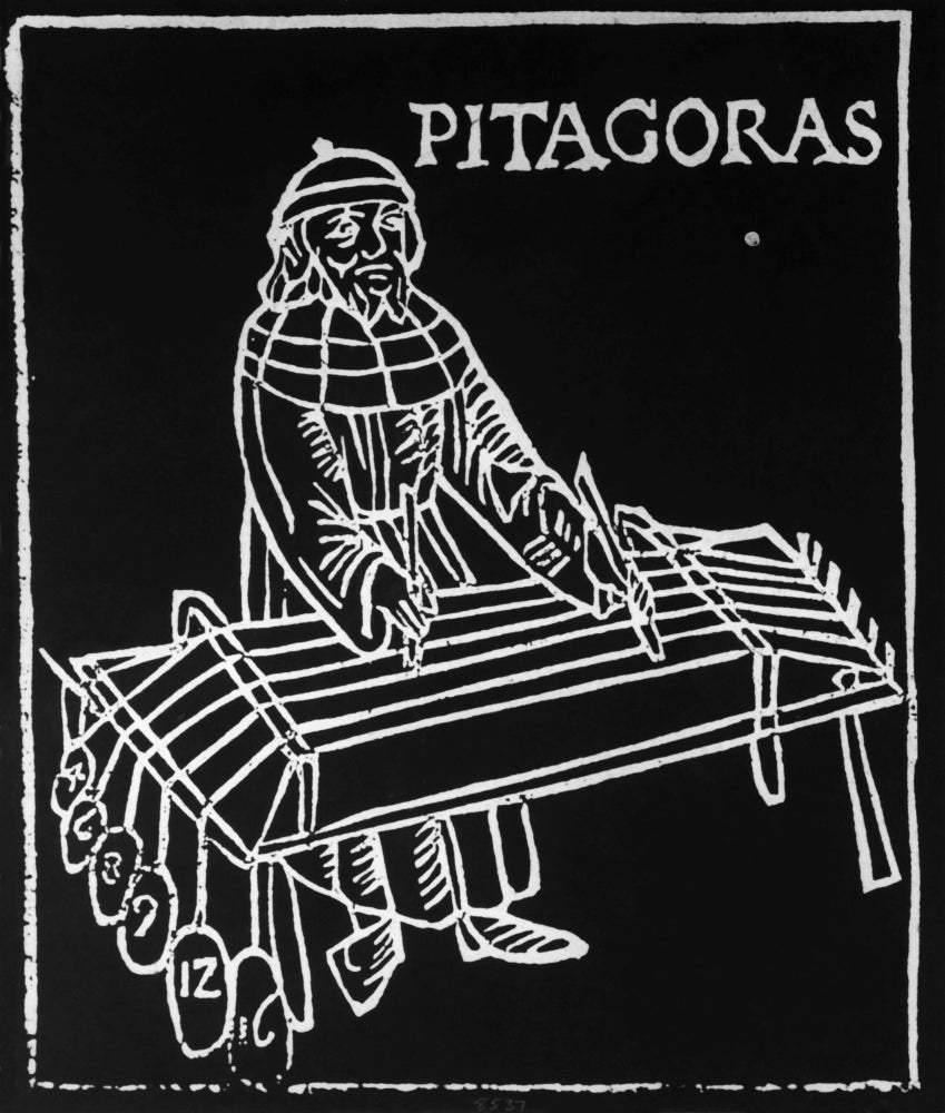 Pythagoras Ancient Greek Philosopher Poster Print on premium paper