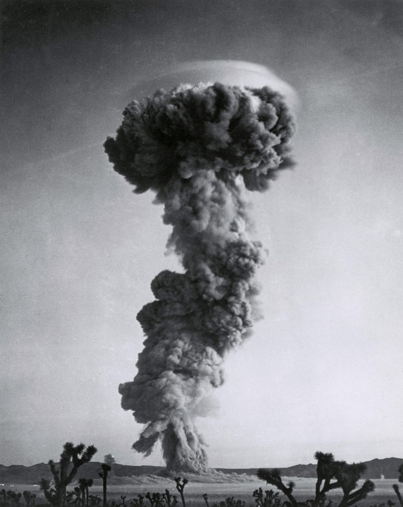 Operation Upshot-Knothole ENCORE 1953 Poster Print featuring historical imagery.