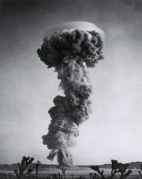 Operation Upshot-Knothole ENCORE 1953 Poster Print featuring historical imagery.