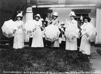 Suffragettes 1912 Poster Print showcasing women's suffrage movement