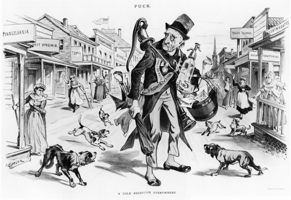 Prohibition-Era Cartoon Poster Print by Science Source