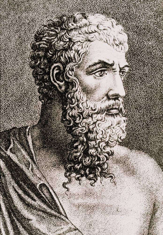 Aristotle Poster Print showcasing the Ancient Greek Philosopher