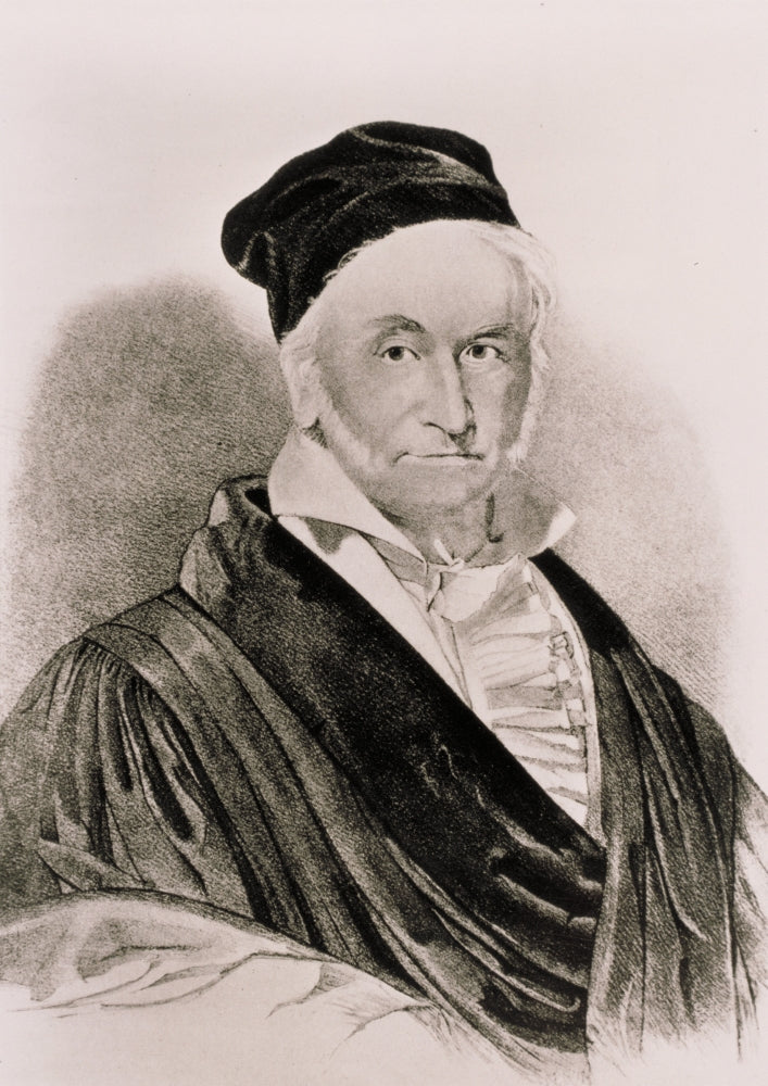 Carl Friedrich Gauss Poster Print - Celebrating the Mathematician