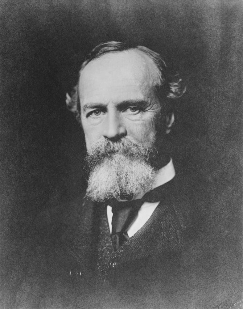 William James American Philosopher Poster Print