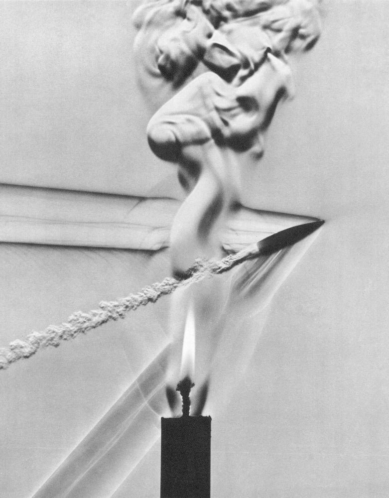 Bullet Shot Through Candle Flame Poster Print showcasing a bullet piercing a candle flame.