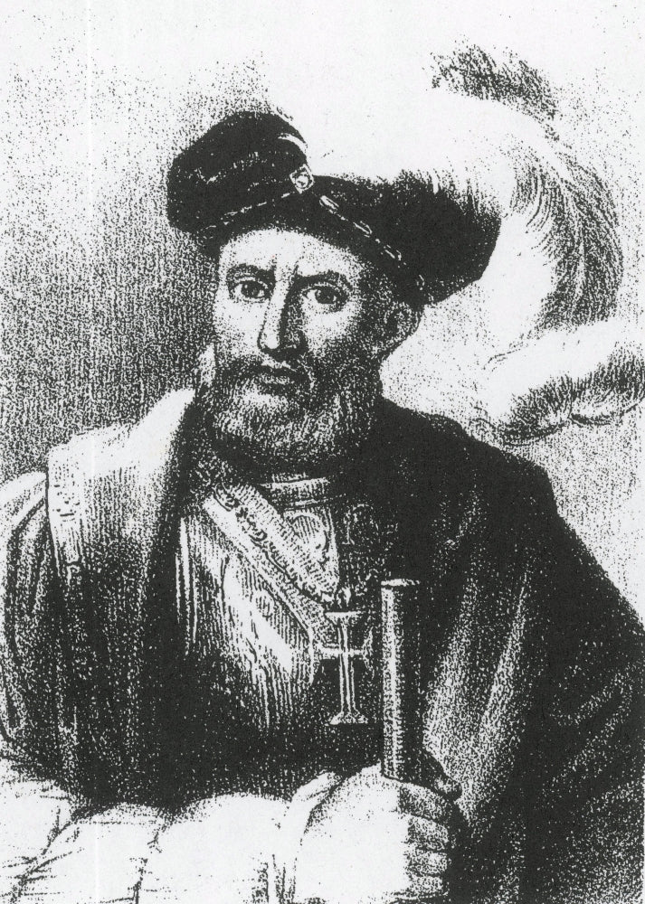 Vasco da Gama Poster Print showcasing the legendary Portuguese Explorer.