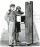 Edison's X-Ray Apparatus 1896 Poster Print showcasing historical innovation.
