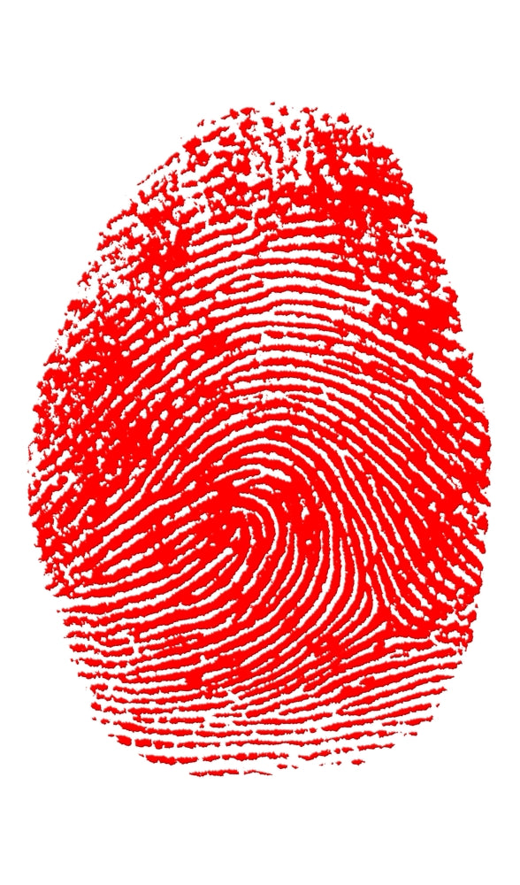 Thumbprint Poster Print by Science Source showcasing unique fingerprint patterns.