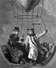 Gay-Lussac and Biot Hot Air Balloon poster print from 1804