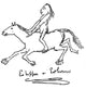 Prehistoric Man on a Horse Poster Print by Science Source