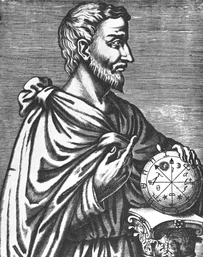 Pythagoras Ancient Greek Philosopher Poster Print