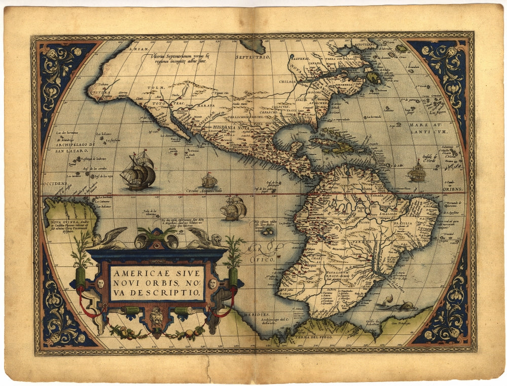 The New World 16th Century Poster Print showcasing historical art.