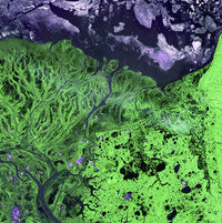 Yukon Delta, Alaska Poster Print showcasing stunning natural landscapes.