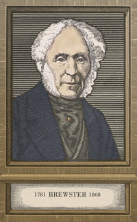 David Brewster Scottish Polymath Poster Print on premium paper.