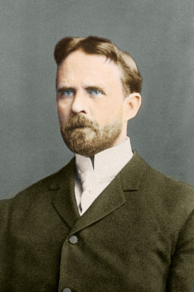 Thomas Hunt Morgan poster print showcasing American genetics.
