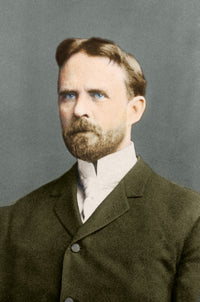 Thomas Hunt Morgan poster print showcasing American genetics.