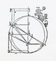 Kepler's Mars Orbit Drawing Poster Print showcasing intricate details of Mars's orbit.