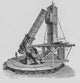 Lassell's Reflecting Telescope Poster Print showcasing a detailed illustration of the telescope.