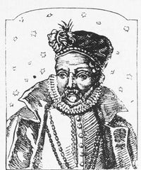 Tycho Brahe poster print featuring the renowned Danish astronomer.