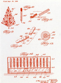 US Patent Diagram Poster Print by Science Source
