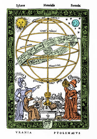 Armillary Sphere 1538 Poster Print showcasing an intricate astronomical design.